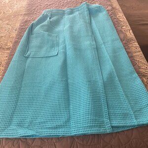 Spa-like Cotton Wrap with Matching Slippers & Headband for Women